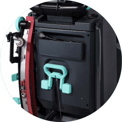 2 компактных стыковочных места для скребков