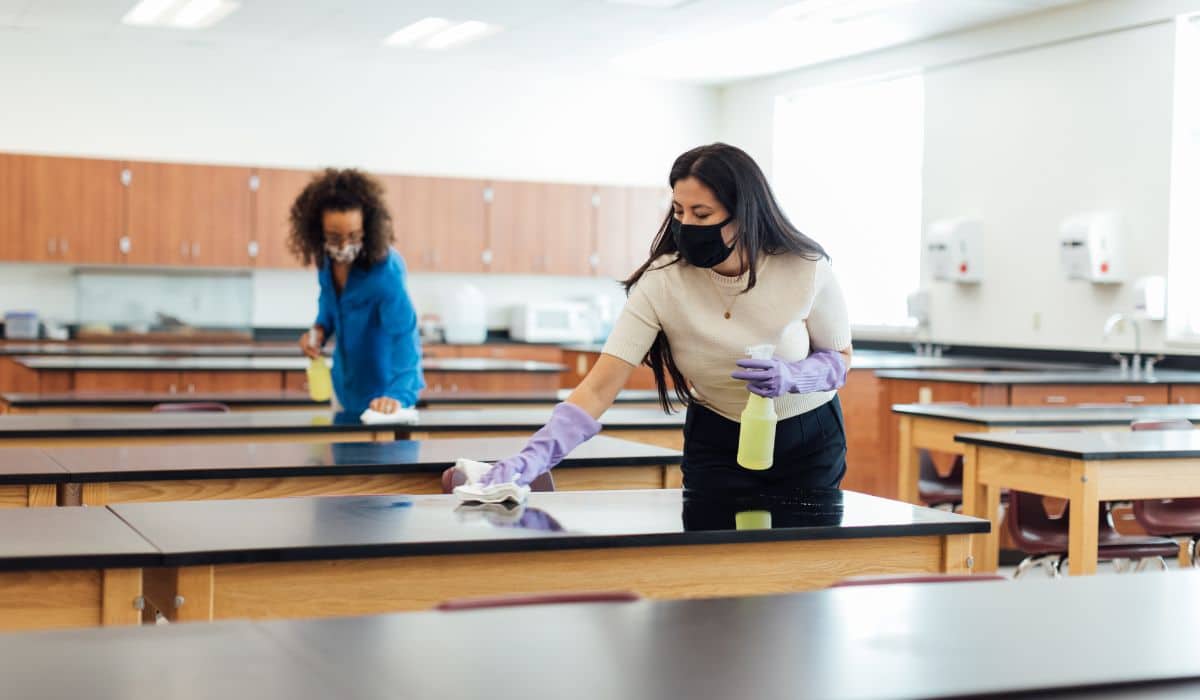 Clean School While School's Out