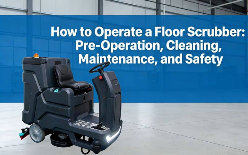 How to Operate a Floor Scrubber