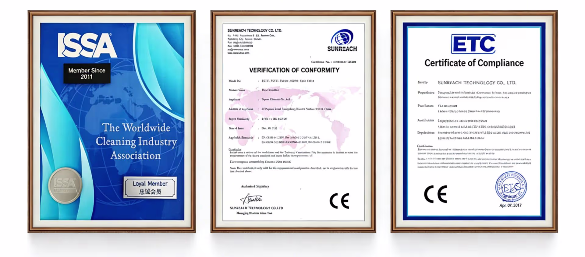certificate issa and ce