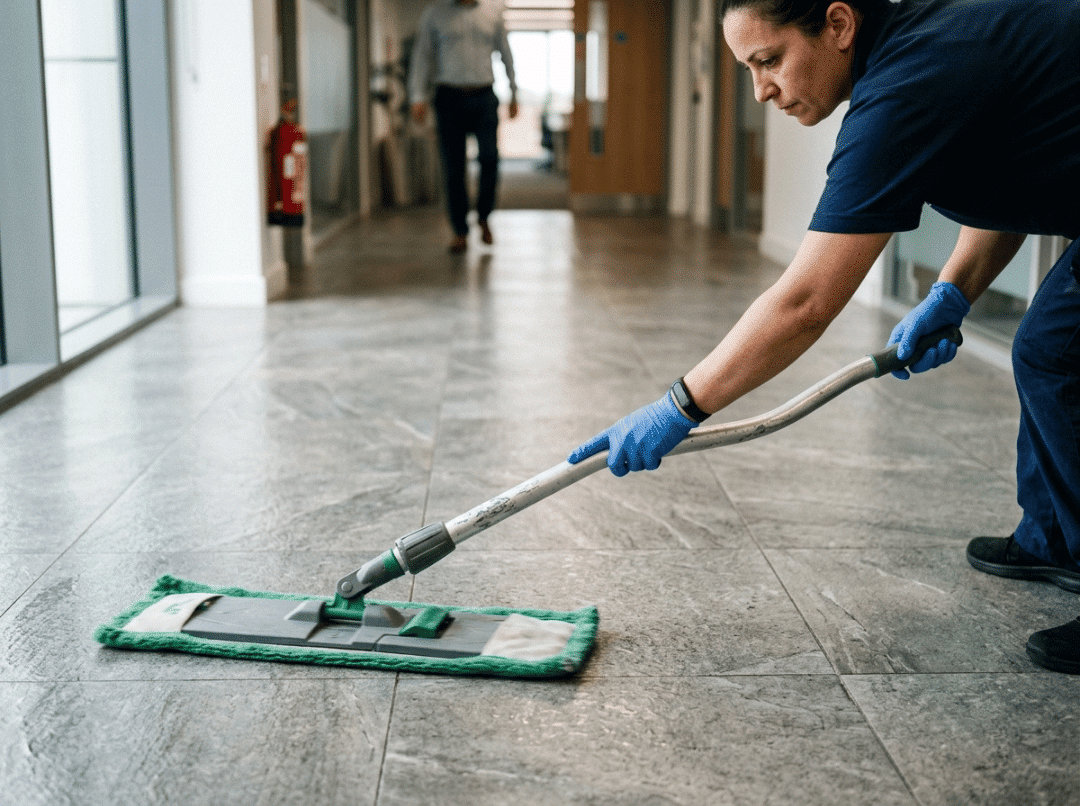 Surface specific floor cleaning Surface specific floor cleaning
