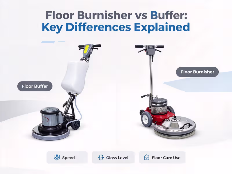 Floor Burnisher vs Buffer