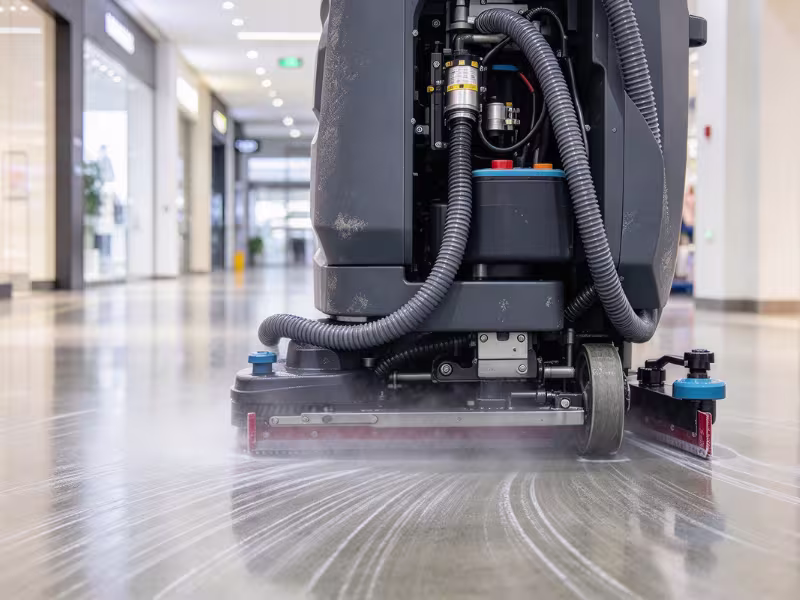 Floor scrubber leaving streaks Floor scrubber leaving streaks