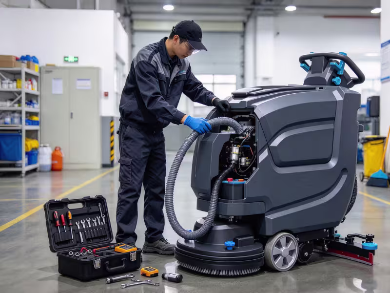 Floor scrubber safety inspection Floor scrubber safety inspection