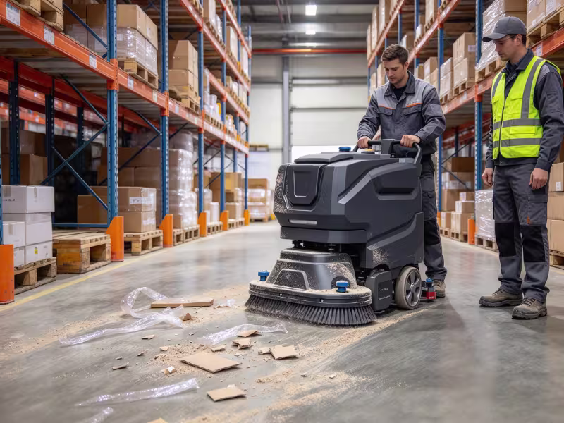 Floor sweeper demo test Floor sweeper demo test