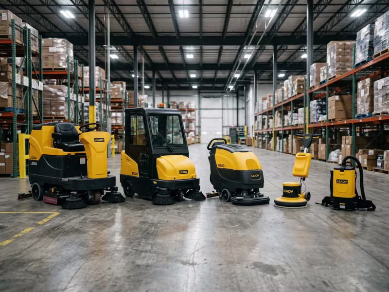 Types of Floor Cleaning Machines