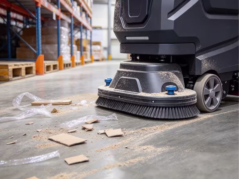 Warehouse debris for floor sweeper Warehouse debris for floor sweeper